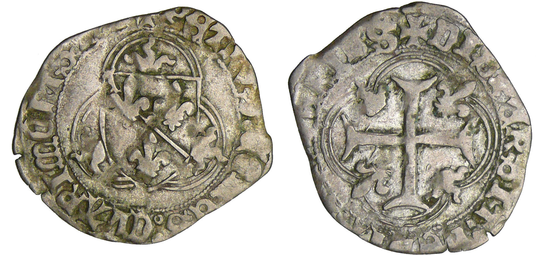 Dombes - Pierre II de Bourbon Comte de Clermont - Blanc (Trévoux) Dombes - Pierre II de Bourbon Comte de Clermont - Blanc (Trévoux)