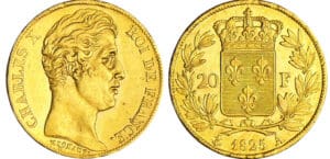 Charles X (1824-1830) - 20 francs 1825 A (Paris) Charles X (1824-1830) - 20 francs 1825 A (Paris)