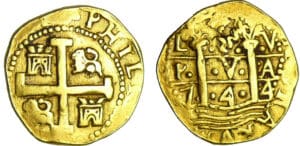 Pérou - Felipe V (1700-1746) - 8 escudo 1744 (Lima) Pérou - Felipe V (1700-1746) - 8 escudo 1744 (Lima)