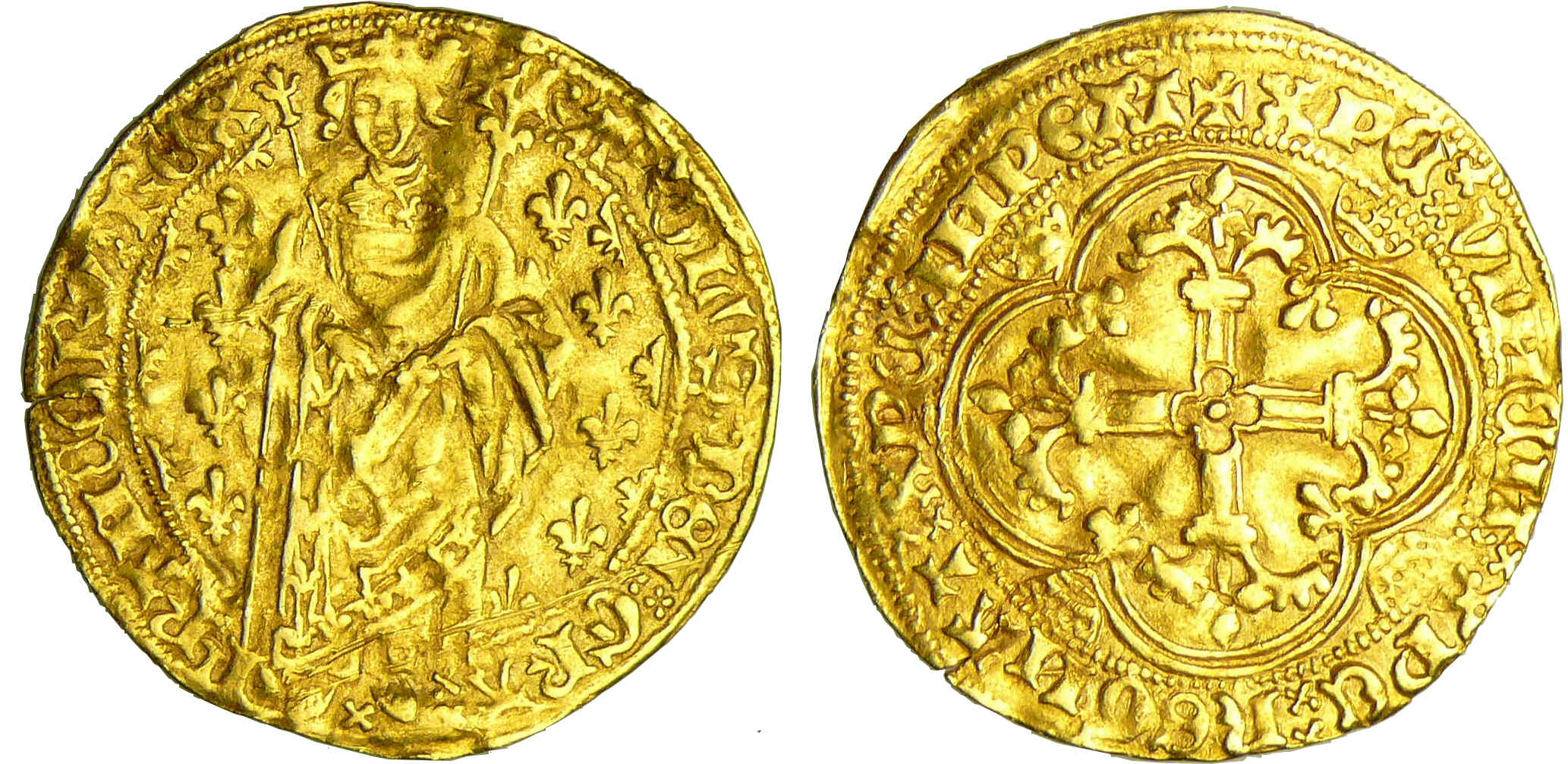 Charles VII (1422-1461) - Royal d'or (Angers) Charles VII (1422-1461) - Royal d'or (Angers)