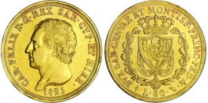 Italie - Carlo Felice (1821-1831) - 80 lire 1825 (Turin) Italie - Carlo Felice (1821-1831) - 80 lire 1825 (Turin)