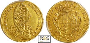 Malte (Ordre de ) - Antonio Monoel de Vithena (1722-1736) - 2 zecchino 1724