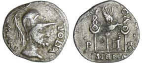 Guerres civiles de Vindex- Denier (68, Vienne) - La Victoire
