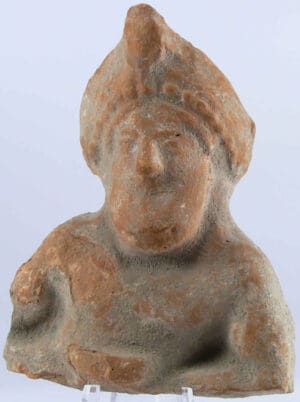 Grèce - Buste en terre cuite - 5ème siècle av. J.-C.