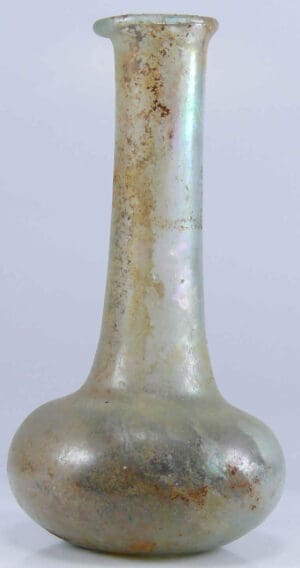 Romain - Balsamaire en verre irisé - 1er-4ème siècle ap. J.-C.