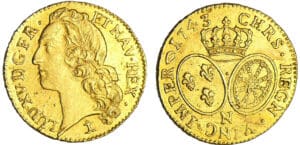 Louis XV (1715-1774) - Louis d’or au bandeau - 1743 N (Montpellier) Louis XV (1715-1774) - Louis d’or au bandeau - 1743 N (Montpellier)