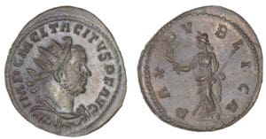 Tacite - Aurélianus (275-276, Lyon) - La Paix 