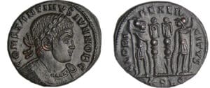 Constantin II - Nummus (Lyon)