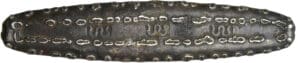 Laos - Royaume de Lanchang - "Langue de tigre" - Lat de 1 1/2 tamlumg