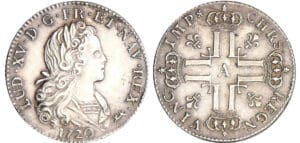 Louis XV (1715-1774) - Petit Louis d’argent - 1720 A (Paris) 1er sem