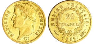 Napoléon 1er (1804-1814) - 20 francs revers empire 1813 (Utrecht) Napoléon 1er (1804-1814) - 20 francs revers empire 1813 (Utrecht)