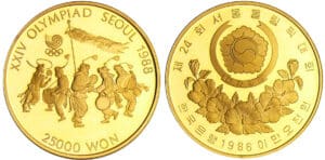 Corée du sud - 25000 won 1988