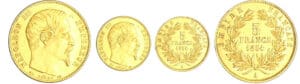 Napoléon III (1852-1870) - 5 francs petit module 1854 A (Paris) Tranche lisse