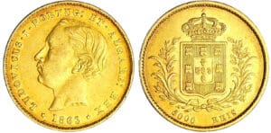 Portugal - Luis I (1861-1889) - 5000 reis 1863