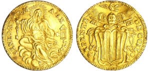 Italie - Vatican - Benedetto XIV (1740-1758) - Sequin 1745