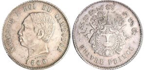 Cambodge - Norodom I (1860-1904) - 4 francs 1860