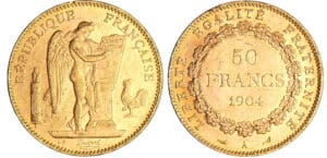 Troisième république (1871-1940) - 50 francs Génie 1904 A (Paris) Troisième république (1871-1940) - 50 francs Génie 1904 A (Paris)