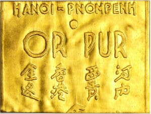 Indochine - plaque d'or (1920-1945) - Saigon-Hong-Kong-Hanoi-Phnom Penh