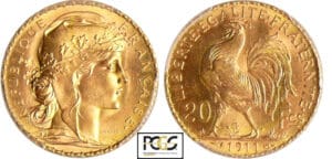 Troisième république (1871-1940) - 20 francs Marianne 1911 A (Paris) Troisième république (1871-1940) - 20 francs Marianne 1911 A (Paris)