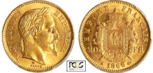 Napoléon III (1852-1870) - 20 francs tête laurée 1868 A (Paris)