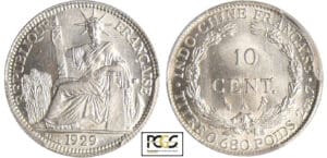 Indochine - 10 cent 1929 A