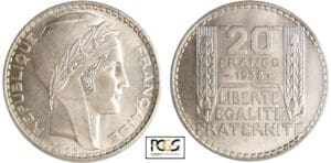 Troisième République (1871-1940) - 20 francs Turin - 1938 Troisième République (1871-1940) - 20 francs Turin - 1938