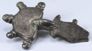 Mérovingien - Fibule en argent - 7ème-8ème siècle ap. J.-C.