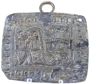 Etrusque - Plaque en argent - 7ème siècle av. J.-C.