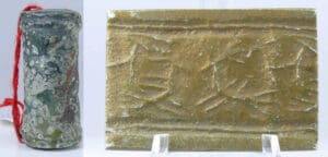 Proche-Orient - Sceau cylindre en bronze - 2800-2300 av. J.-C.
