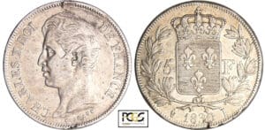 Charles X (1824-1830) - 5 francs 1er type 1826 Q (Perpignan) Charles X (1824-1830) - 5 francs 1er type 1826 Q (Perpignan)