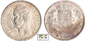 Charles X (1824-1830) - 1 franc 1826 M (Toulouse) Charles X (1824-1830) - 1 franc 1826 M (Toulouse)
