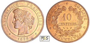 Troisième République (1871-1940) - 10 centimes Cérès 1898 A (Paris)