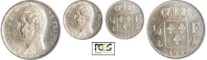 Charles X (1824-1830) - 1/4 de franc 1827 A (Paris) Charles X (1824-1830) - 1/4 de franc 1827 A (Paris)