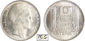 Troisième république (1871-1940) - 10 francs Turin argent 1930