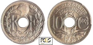 Troisième République (1871-1940) - 10 centimes Lindauer 1938