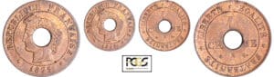 Cochinchine - Sapéque 1875 K (Bordeaux)