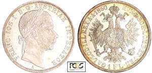 Autriche - Franz Joseph (1850-1898) - Florin 1860 A