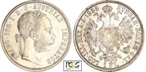 Autriche - Franz Joseph (1850-1898) - Florin 1888 A