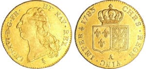 Louis XVI (1774-1792) - Double louis d’or au buste nu - 1785 A (Paris)