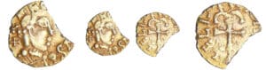 Mérovingien - Clovis II roi de Neustrie (639-659) - Trémissis - Cité de Paris