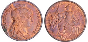 Troisième république (1871-1940) - 10 centimes Dupuis 1898