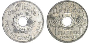 Liban (Etat du grand) - 1 piastre 1940 Liban (Etat du grand) - 1 piastre 1940
