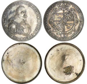 Allemagne - Augsburg (Stadt) - Gustavus Adolphus Roi de Suède (1611-1632) - Taler 1632 boite secrète