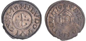Louis 1er Le Pieux (814-840) - Denier au temple