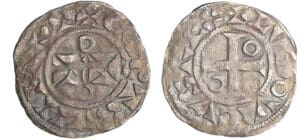 Louis VII (1137-1180) - Denier de Mantes