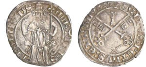 Comtat venaissin - Martin V - Gros d'argent (Avignon) Comtat venaissin - Martin V - Gros d'argent (Avignon)