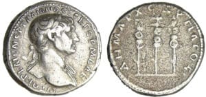 Trajan - Tétradrachme (114, Caesarea) Trajan - Tétradrachme (114, Caesarea)