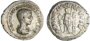 Diaduménien - Denier (218, Rome) Diaduménien - Denier (218, Rome)