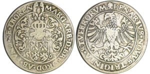 Pays-Bas - Thorn, Abdij - Margaretha van Brederode (1557-1577) - Daalder de 30 stuier 1563 Pays-Bas - Thorn, Abdij - Margaretha van Brederode (1557-1577) - Daalder de 30 stuier 1563