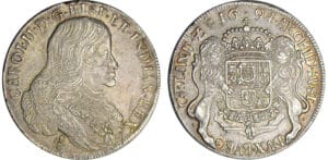 Pays-Bas espagnols - Flandre - Charles II (1665-1700) - Double ducaton 1694 (Brugge) Pays-Bas espagnols - Flandre - Charles II (1665-1700) - Double ducaton 1694 (Brugge)